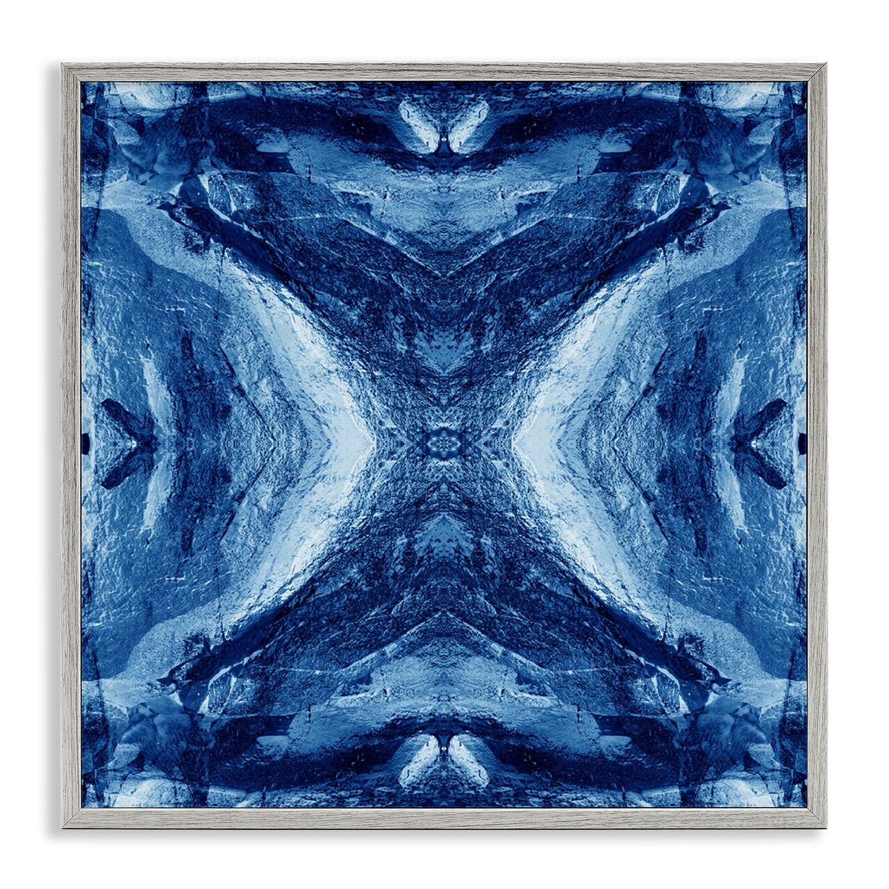 Stupell Industries Rustic Mirrored Motif Framed Giclee Wall Art Design by El Perkin